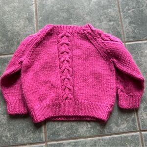 Handmade Cable Knit Pullover